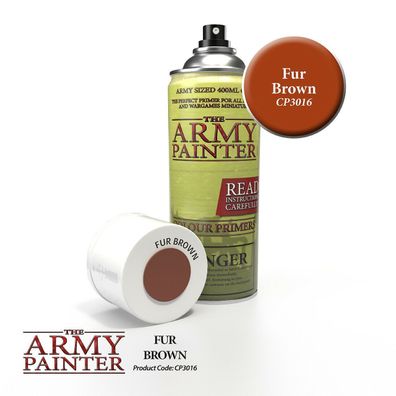 The Army Painter - Colour Primer - Fur Brown (Corvus Belli Infinity, WH40k)