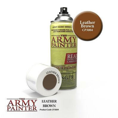 The Army Painter - Colour Primer - Leather Brown (Corvus Belli Infinity, WH40k)