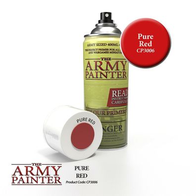 The Army Painter - Colour Primer - Pure Red (Corvus Belli Infinity, WH40k)