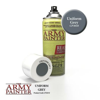 The Army Painter - Colour Primer - Uniform Grey (Corvus Belli Infinity, WH40k)