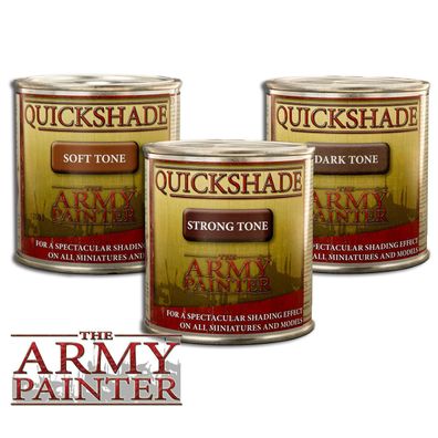 The Army Painter - Quickshade - (Strong Tone, Dark Tone, Soft Tone)