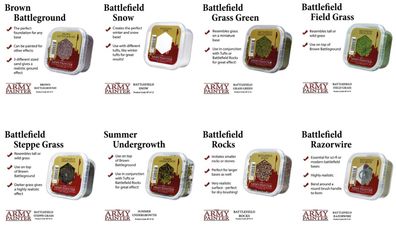 The Army Painter -Battlefield, Battleground Auswahl - bis 10% Rabatt pro Artikel
