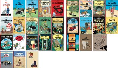 Tim und Struppi 0-24 + , zur Auswahl (Softcover) - Carlsen Comics, Hergé