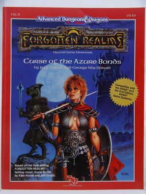 TSR 9239 Forgotten Realms "Curse of the Azure Bloods" (AD&D2nd Edition) 10301015