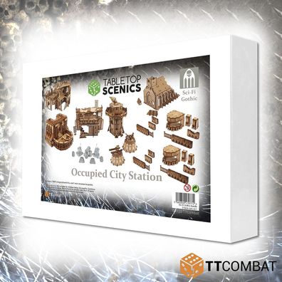 TTCombat - Sci-Fi Gothic - Occupied CITY Station WHITE BOX BUNDLE (WH40k)