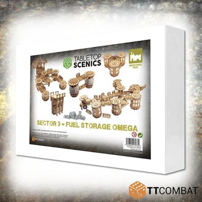 TTCombat -Industrial Hive -Sector 3 Fuel Storage Omega WHITE BOX BUNDLE