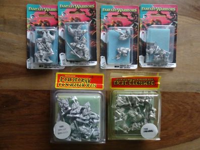 Grenadier Fantasy Warriors NM 100, 101, 104, 115 (Miniatures, Nemo Miniature)
