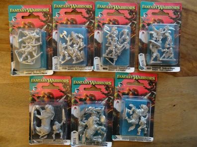 Grenadier Fantasy Warriors NM 303, 305, 306, 307 (Miniatures, Nemo Miniature)