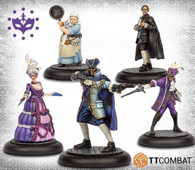 GX-PAT-001 - TTCombat - Carnevale - Patricians Starter Gang (Venice, Table Top)