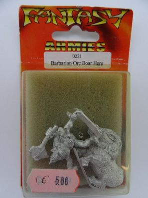 Harlequin Fantasy Armies 0221 "Barbarian Orc Boar Hero" 1003004024 (Nr.2)