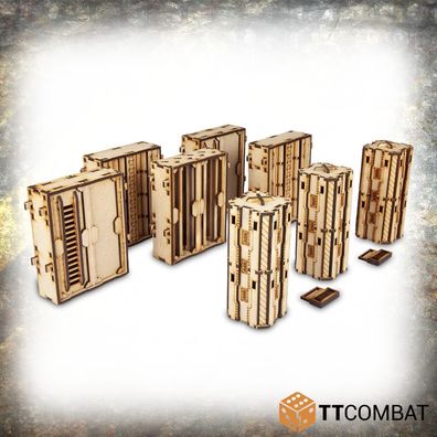 INH050 TTCombat - Industrial Hive -Iron Labyrinth High Walls (Infinity, Terrain)