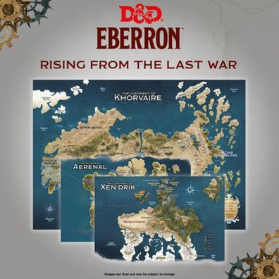 Preorder D&D "Eberron" Map (28'x18', 18'x12', 18'x12') Rising from the last War
