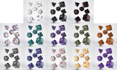 Q-Workshop - Classic RPG Dice Set (7) (select from the List)