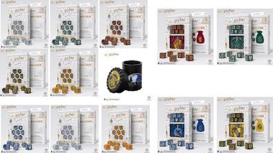 Q-Workshop - Harry Potter Dice Set, Dice Cup, Dice Pouch (select from the List)