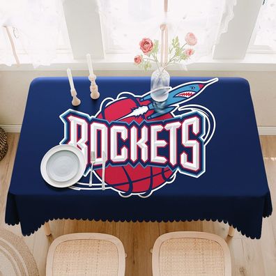Rockets Bulls Pacers Spurs Basketball Tischtuch Studie Tischdecke Kaffee Tisch Matte