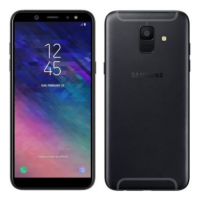 Samsung Galaxy A6 (2018) SM-A600F Schwarz LTE Dual Sim 32GB/3GB Android Smartphone