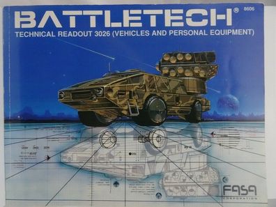 Battletech "Technical Readout: 3026 - Vehicles and Personal E." (FASA) 503001007