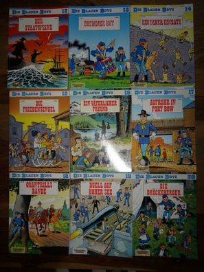 Carlsen Comics -Die Blauen Boys- 12, 13 ,14 ,15 ,16 ,17 ,18, 19, 20 (1. Auflage)