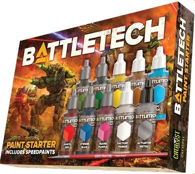 CAT35PS1 - BattleTech Paint Starter (The Army Painter, Catalyst)