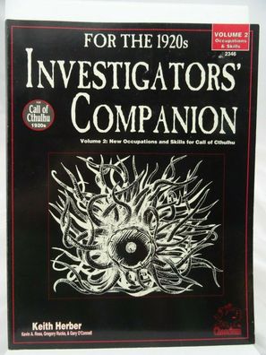 Chaosium Inc. 2346 - Call of Cthulhu - Investigators Companion - 5004001009