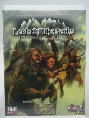 d20 system - Lords of the Peaks - NEW (Paradigm Concepts) 1003003016