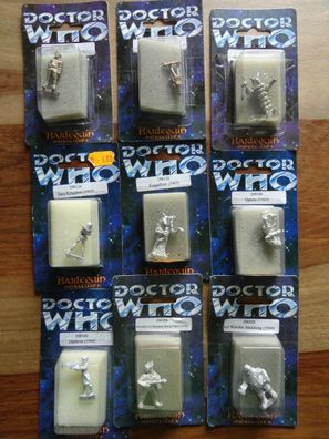 Doctor Who DW 110, 111, 113, 116, 132, 133, 142, 208, 223 (Harlequin Miniatures)