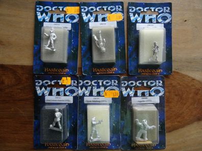 Doctor Who DW 315, 318, 319, 321, 325, 329 (Harlequin Miniatures)