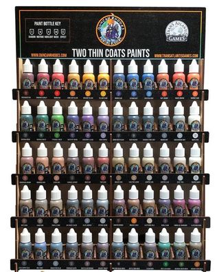 Duncan Rhodes two thin coats - Duncan Rhodes Painting Academy - 60 diff. Paints