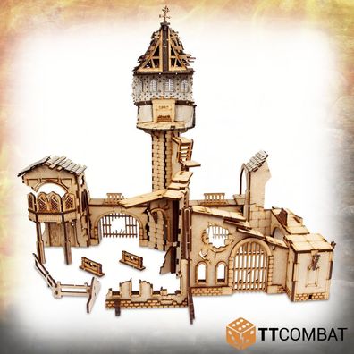 FSC028 TTCombat - Fantasy Realms - Savage Domain: Crumbling Tower (Terrain)