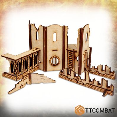 FSC030 TTCombat - Fantasy Realms - Savage Domain: Castle Town Walls (Terrain)