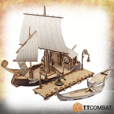 FSC085 TTCombat - Fantasy Realms - Elven Docks (Terrain, WHF)