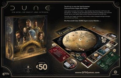Gfndune05g - Dune Board Game - Film Version - deutsche Version (galeforce nine)