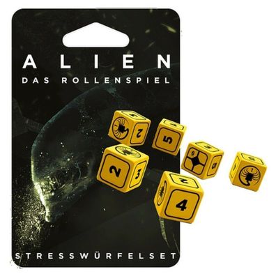 US88022 ALIEN: Das Rollenspiel - Stresswürfelset (Stress Würfelset, Dice Set)