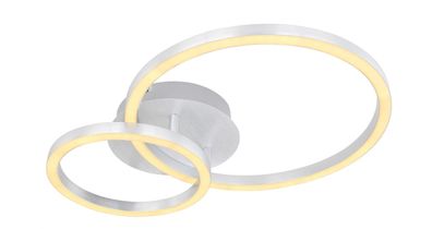 Globo Lighting Deckenleuchte Reggy LED 42 x 30 cm Weiß warmweiß Opal