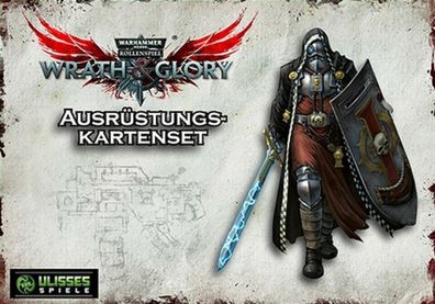 Warhammer 40k Rollenspiel - Wrath & Glory -Gefechtsausrüstung Kartenset -