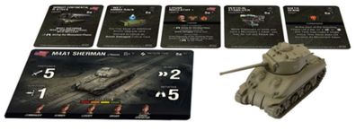 World of Tanks - Miniatures Game - Expansion - American (M4A1 76mm Sherman) eng.