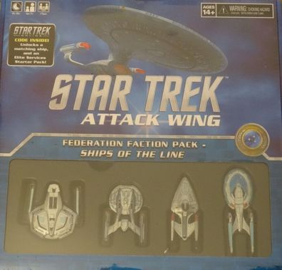 WZK89000 Star Trek: Attack Wing: Federation Faction Pack - Ships of the Line EN