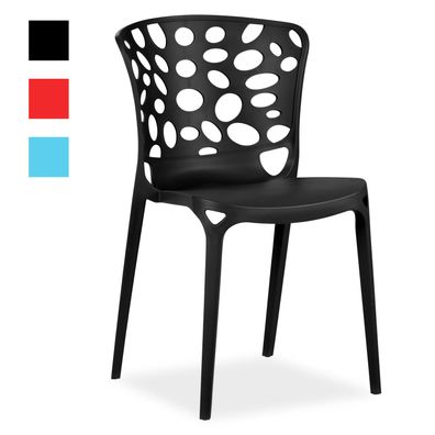 Gartenstuhl Set 2, 4, 6 Stühle Modern verschiedene Farben Küchenstühle Kunststoff ...