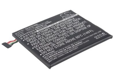 Ersatzakku - CS-HTS720SL - HTC One X / Supreme / BJ83100 - 3,8 Volt 1800mAh Li-Pol...