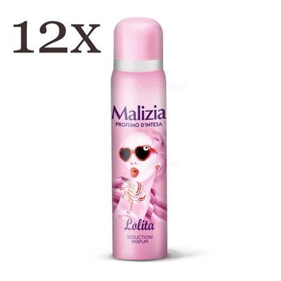 Malizia DONNA Body Spray deodorant Lolita 12x 100 ml