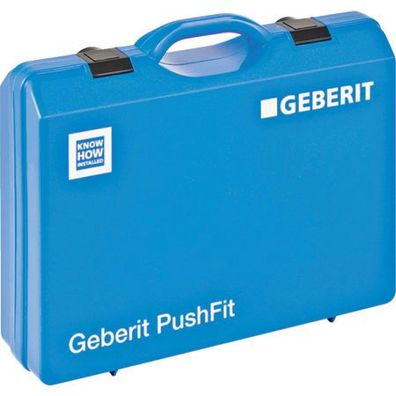 Geberit Koffer für PushFit Monta- werkzeug zum Rohraustausch 650.909.00.2