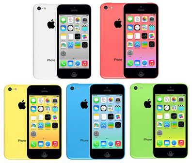Apple iPhone 5C 16GB Blau Pink Gelb Weiß Grün LTE 4G 10,16 cm (4 Zoll) Swap