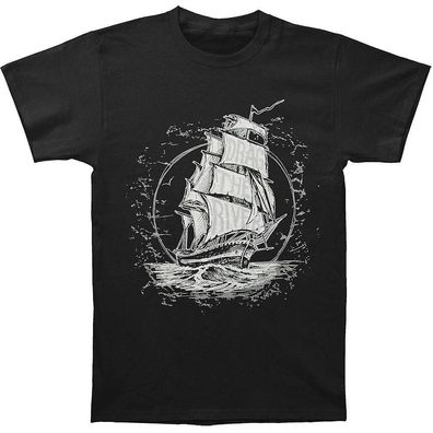 Drag The River Tall Ship T-Shirt