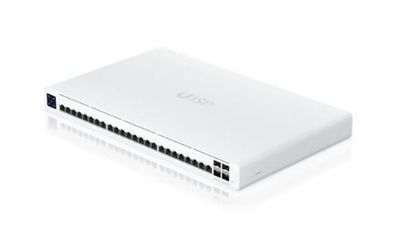 Ubiquiti UISP Switch Pro, A 24-port, Layer 2 PoE switch designed for ISP networks.