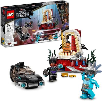 LEGO 76213 Marvel König Namors Thronsaal, Black Panther Wakanda Spielzeug zum ...