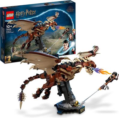 LEGO 76406 Harry Potter Ungarischer Hornschwanz, Drachen Spielzeug, Figur aus der ...