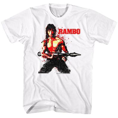 Blutbespritztes Rambo-T-Shirt