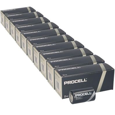 100x Duracell Procell MN1300 Mono Batterie