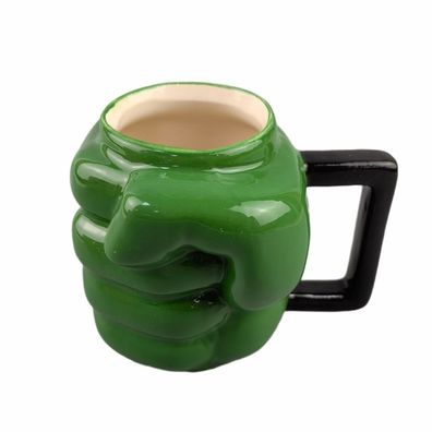 Kreativ 3D Superheld Hulk Faust Keramik Becher Haushalt Kaffee Tee Milch Mug