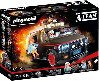 Playmobil 70750 The A-Team Van - im ikonischen Design, Für A-Team Fans, Sammler ...